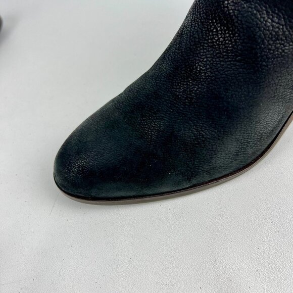 Lucky Brand Womens Pincah 2 Ankle Boots Black Leather Studded Trim size 10M - Picture 9 of 15